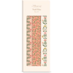 Boite 3 limes à ongles - Sweet boutique (Coral cream ditsy)