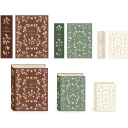 Set de 3 boîtes livres gigognes GM - Floral Frame