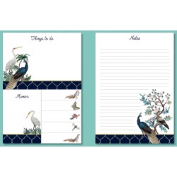 Carnet blocs notes, autocollants - Opulence