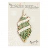Décoration de Noël à suspendre (10cm) - Belle nuit de Noël (soulier)