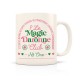 Mug céramique beige mat 350ml - Club N°One (magic daronne)