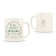 Mug céramique beige mat 350ml - Club N°One (happy retraite)