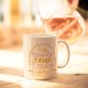 Mug céramique beige mat 350ml - Club N°One (forever trente)