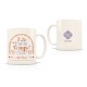 Mug céramique beige mat 350ml - Club N°One (j'ai le temps)