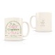 Mug céramique beige mat 350ml - Club N°One (crazy copines)