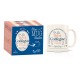 Mug céramique beige mat 350ml - Club N°One (best collègue)