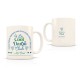 Mug céramique beige mat 350ml - Club N°One (cool daron)