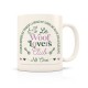 Mug céramique beige mat 350ml - Club N°One (woof lovers)