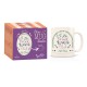 Mug céramique beige mat 350ml - Club N°One (woof lovers)