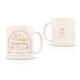 Mug céramique beige mat 350ml - Club N°One (wonder maîtresse)