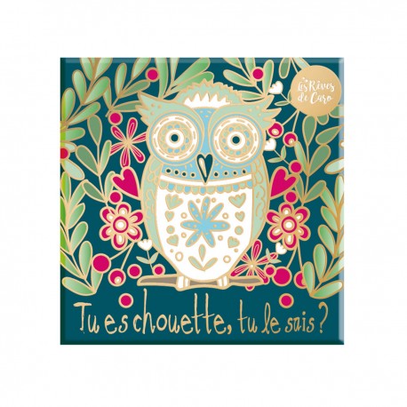 Magnet - Noël Folk (chouette)