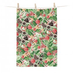 Towel - Noël floral