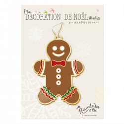 Christmas adornment - Délices de Noël (Mr Gingerbread)