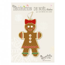 Christmas adornment - Délices de Noël (Mrs Gingerbread)