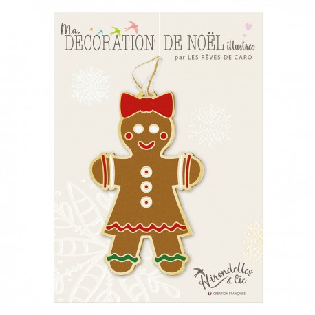 Décoration de Noël à suspendre (10 cm) - Délices de Noël (Mrs Ginger)