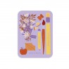 Boîte rectangulaire en métal - Bouquet d'amour (boîte à trésors) *