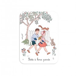 Boîte rectangulaire en métal - Ecole de vie 