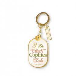 Metal keyring - Club N°One (crazy copines)