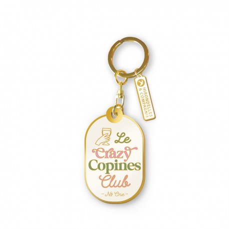 Metal keyring - Club N°One (crazy copines)