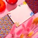 Pocket carnet de notes aimanté - Forêt florale