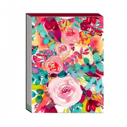 Pocket notepad - Floral rose
