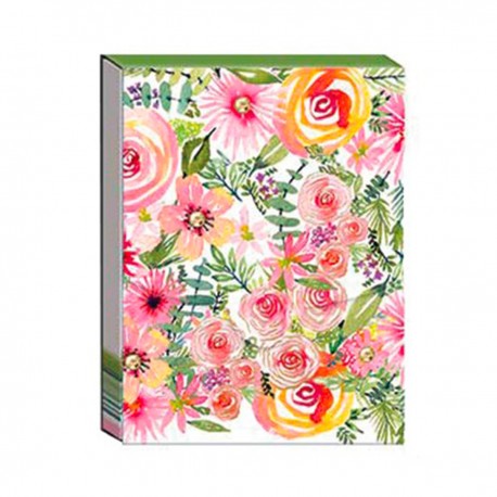 Pocket carnet de notes aimanté - Spring floral