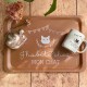 Plateau rectangulaire (42x30 cm) - J'habite chez mon chat