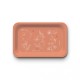 Plateau rectangulaire kraft (28x18 cm) - Fleurever