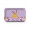 Plateau rectangulaire kraft (28x18 cm) - Bouquet d'amour