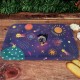 Plateau rectangulaire kraft (mate 28x18 cm) - Cosmic (miaou)
