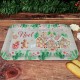 Plateau rectangulaire kraft (mate 28x18 cm) - Délices de Noël