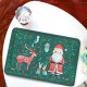 Plateau rectangulaire kraft (mate 42x30 cm) - Noël Folk