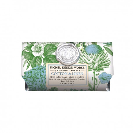 Savon ovale en barre 246g - Cotton & Linen