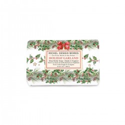 Rectangular bar soap 190g - Holiday Garland