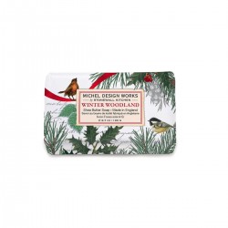 Savon rectangulaire en barre 170g - Winter Woodland