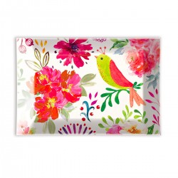 Coupelle en verre / Porte-savon 'Confetti'