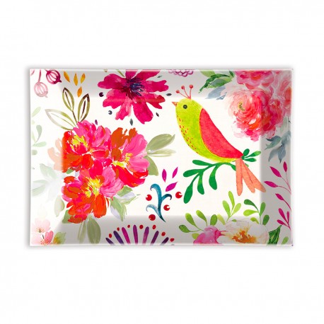 Coupelle en verre / Porte-savon 'Confetti'