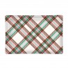 Rectangle glass soap dish - Vintage Plaid