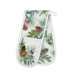 Gant de four double en coton - White Spruce