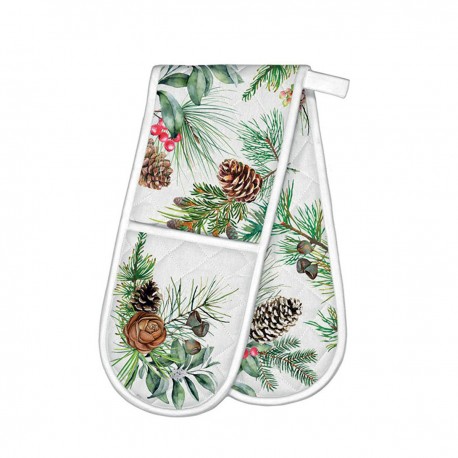 Gant de four double en coton - White Spruce