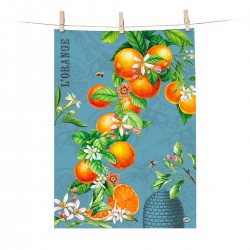 Torchon 100% coton - L'Orange