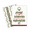 Kitchen towel set 2 - Holiday Garland