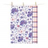 Set de 2 torchons assortis 100% coton - Paisley & Plaid*