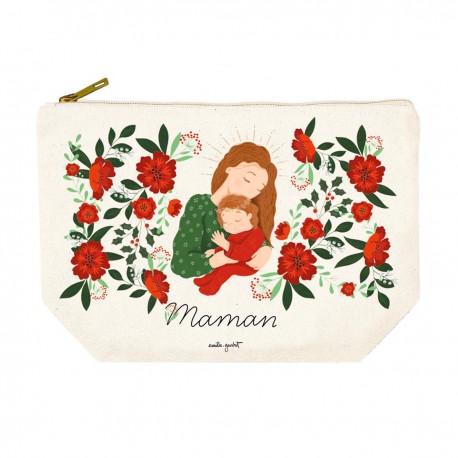 Trousse rectangulaire GM (28x20 cm) - Douce nuit (maman)