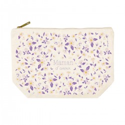 Trousse rectangulaire GM (28x20 cm) - Bouquet d'amour (maman)