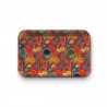 Plateau rectangulaire kraft (mat 28x18 cm) - Fleurs des champs