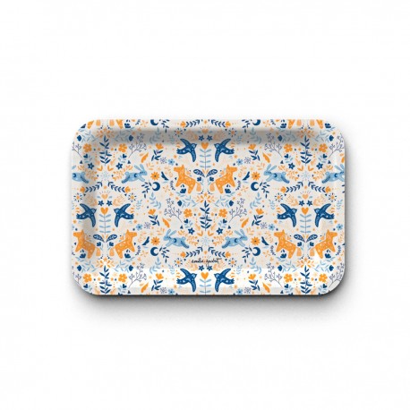 Tray recycled kraft (28x18 cm) - Scandy Christmas