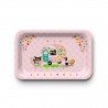 Tray recycled kraft (28x18 cm) - Retro love