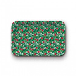 Plateau rectangulaire kraft (28x18 cm) - Jardin de cottage