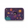 Plateau rectangulaire kraft (mat 28x18 cm) - Cosmic (miaou)